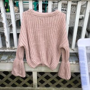 Blush pink sweater